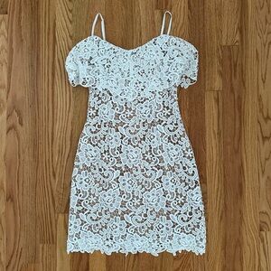Guess White Lace Dress (never worn with tags)